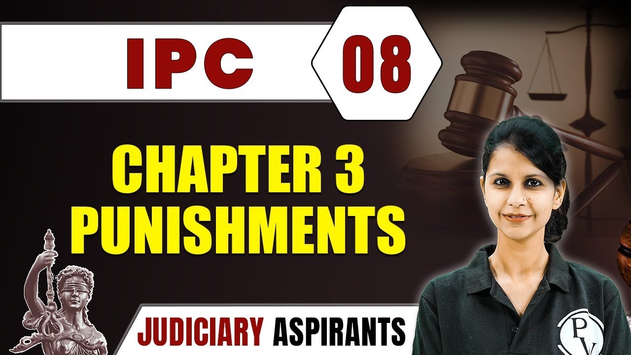 IPC 08 | Chapter 3 - Punishments  | Major Law | CLAT LLB & Judiciary Aspirants