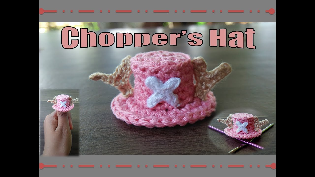 Chopper's Hat Keychain |Tony Tony Chopper | One Piece Character | Step-by-step Tutorial | hook-cares