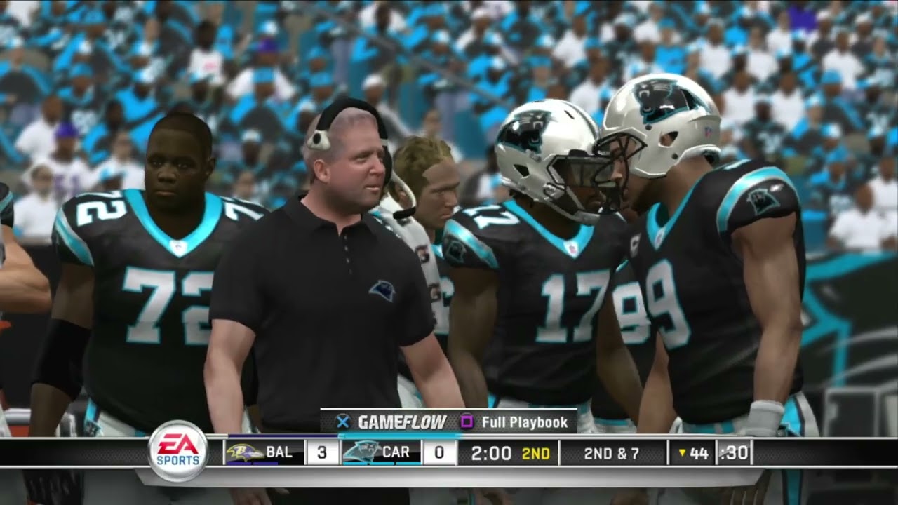 Reborn Sports Network Presentation -Madden 11 Mod yr 1. wk11 Ravens vs. Panthers (Part 2/4)