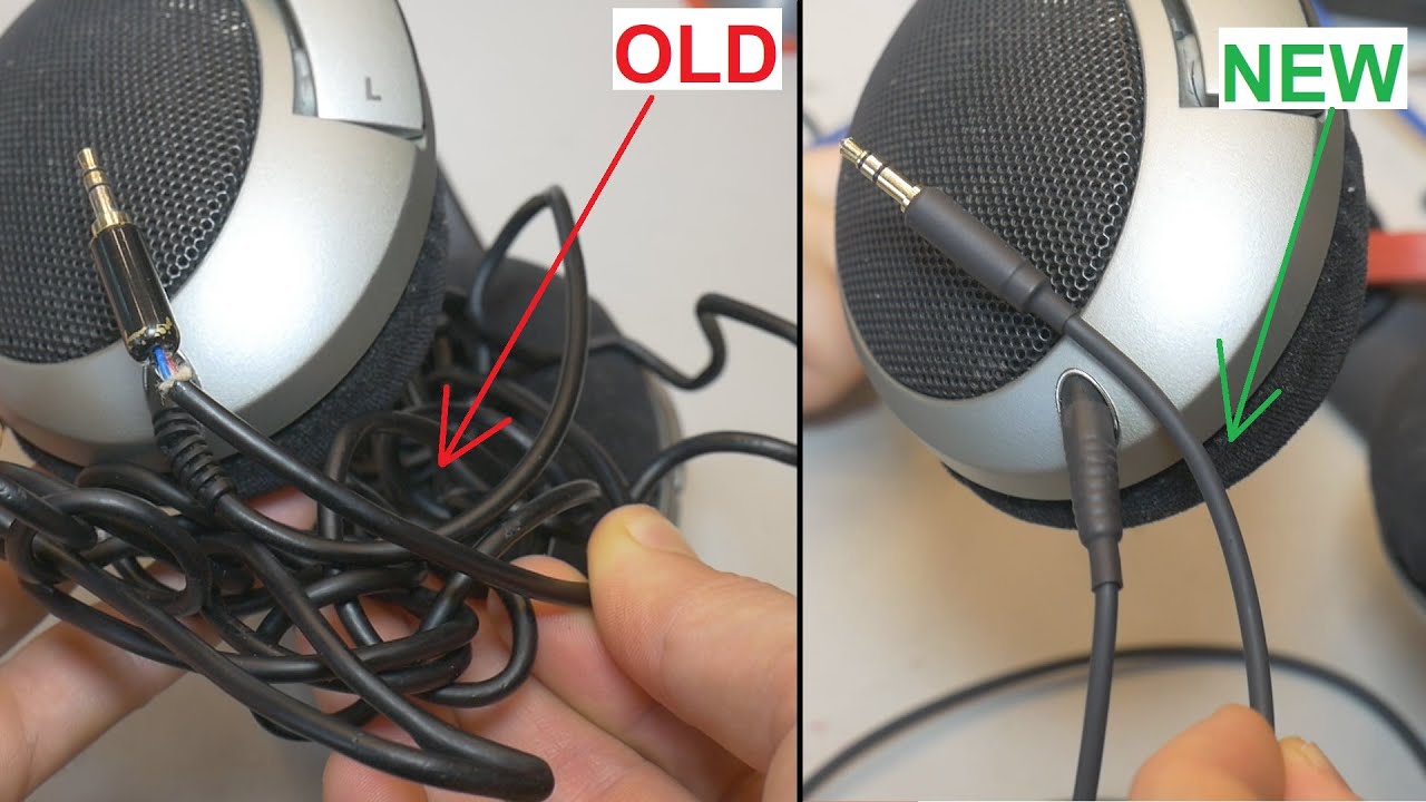 Sennheiser headphone cable repair (Change)