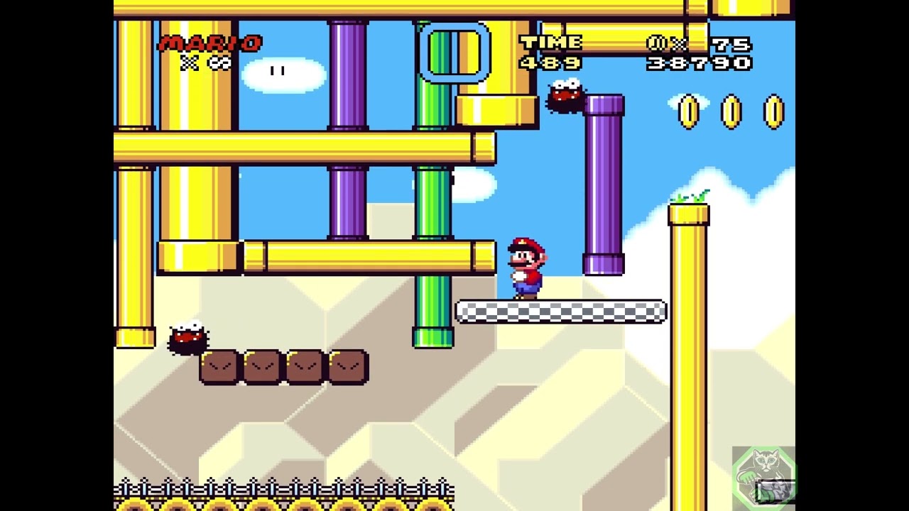 Super Mario World (SNES) *HACK* 12th Annual Vanilla Level Design Contest Collaboration Hack Part 2