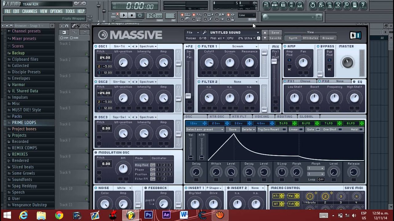 Tutorial #1 | Alpha Noize/Spag Heddy Screech [NI Massive]