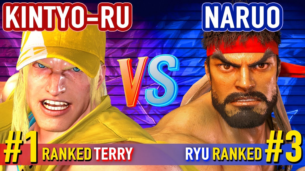 SF6 ▰ KINTYO-RU (#1 Ranked Terry) vs NARUO (#3 Ranked Ryu) ▰ High Level Gameplay