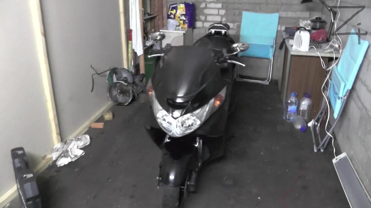 SUZUKI SKYWAVE 250 TYPE S #1 Первичный осмотр нового Максискутера и подготовка к зимовке