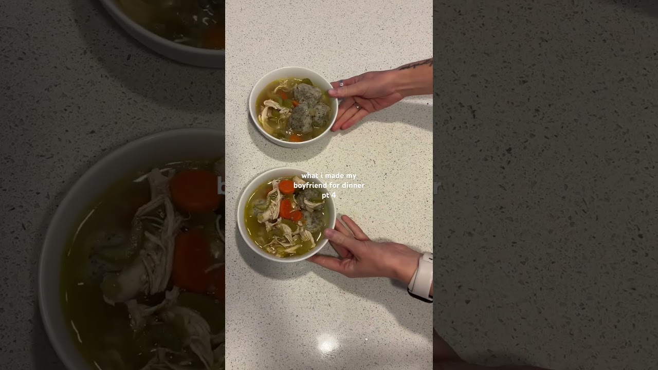 gluten free matzo ball soup  & sandwhich 💗 #food #recipe #foodie #dinnerideas #dinnerrecipe