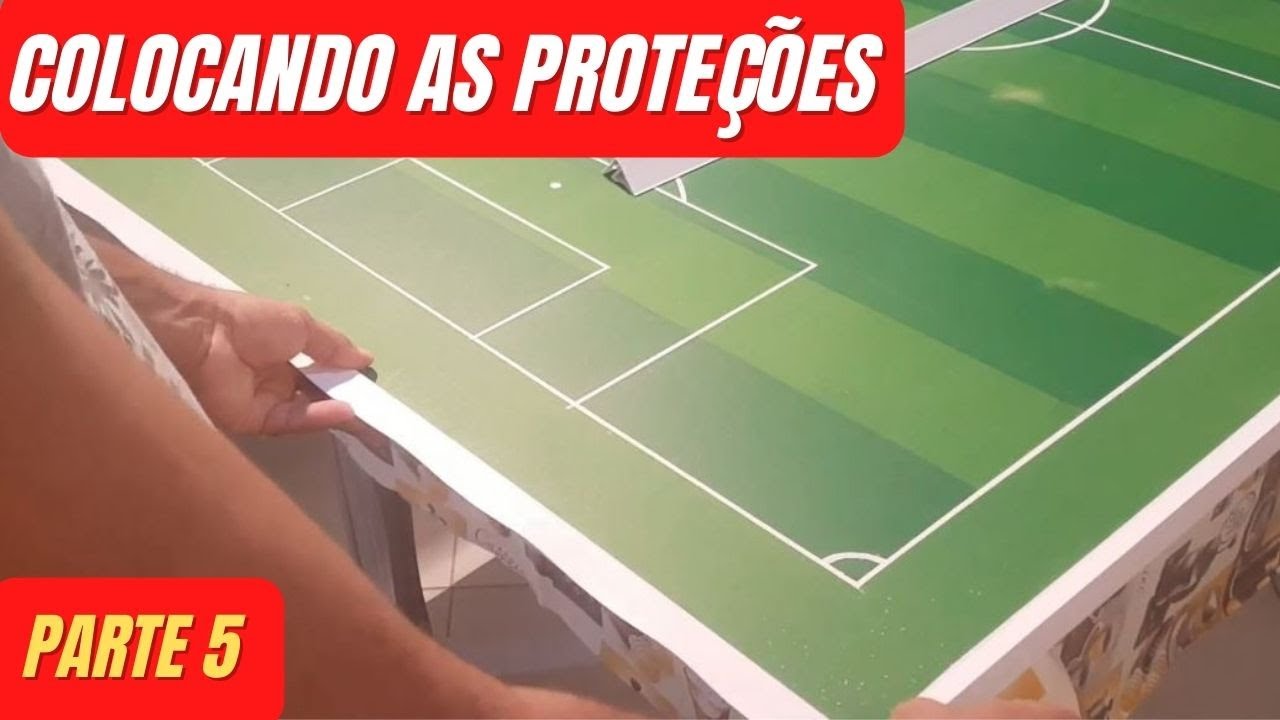 Como fazer campo de futebol de botão (PARTE 5 FINAL)