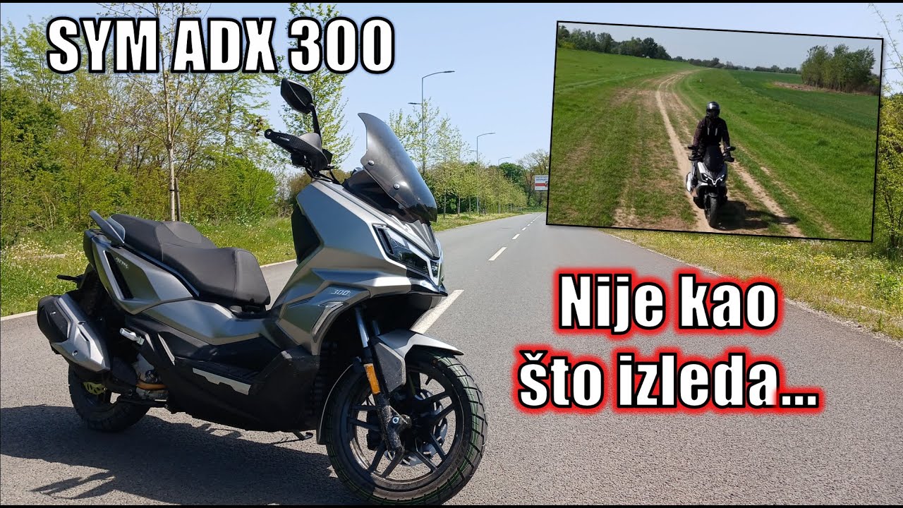 SYM ADX 300 - Test - Prvi utisak u vožnji! (Eng.sub)