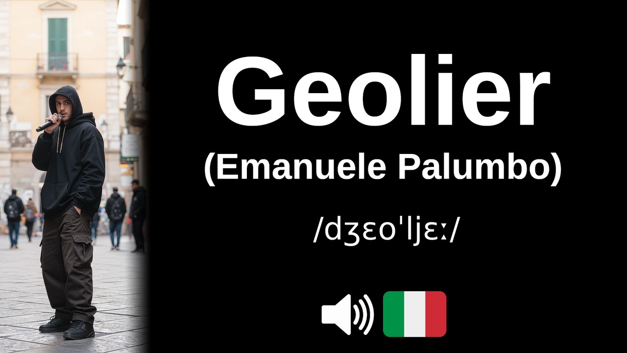 How to pronounce Geolier (Emanuele Palumbo) (CORRECTLY!)