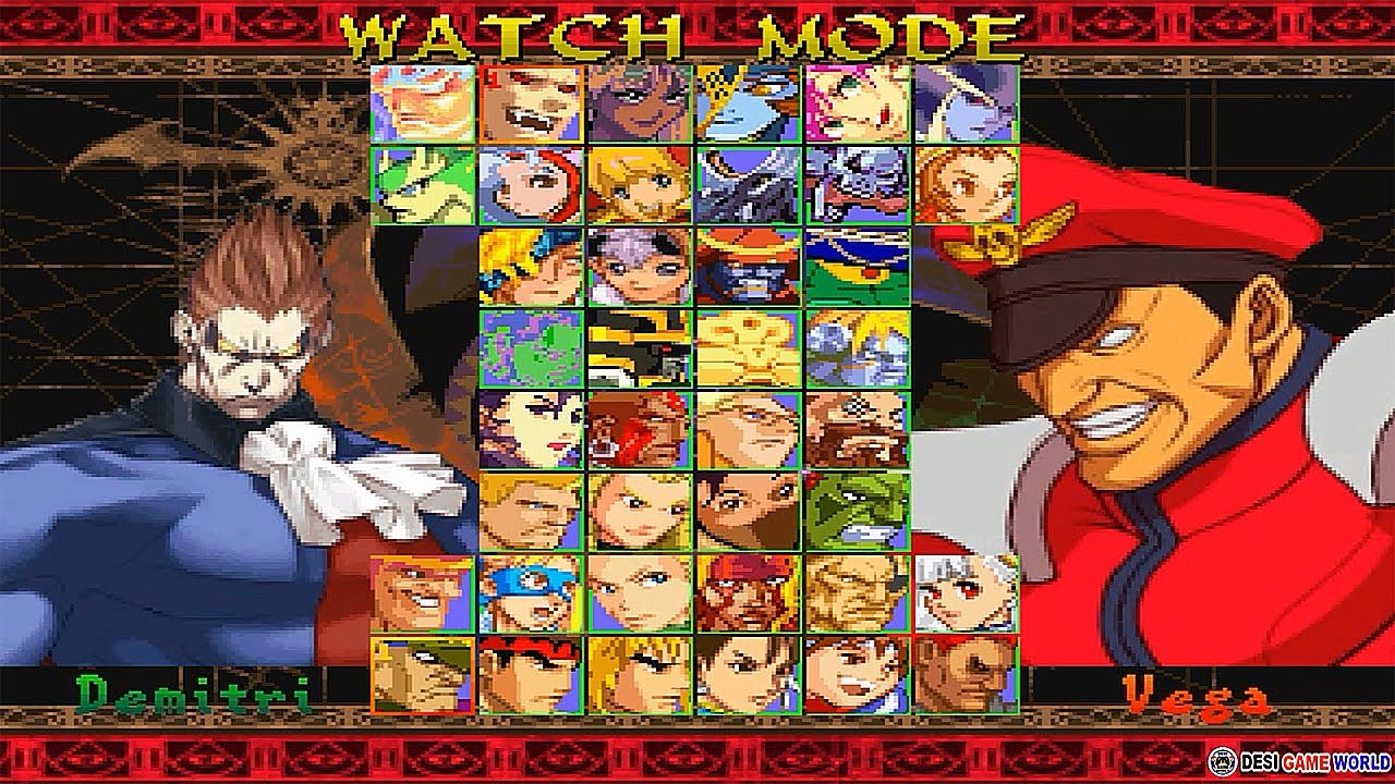 DARKSTALKERS VS STREET FIGHTER MUGEN 2021