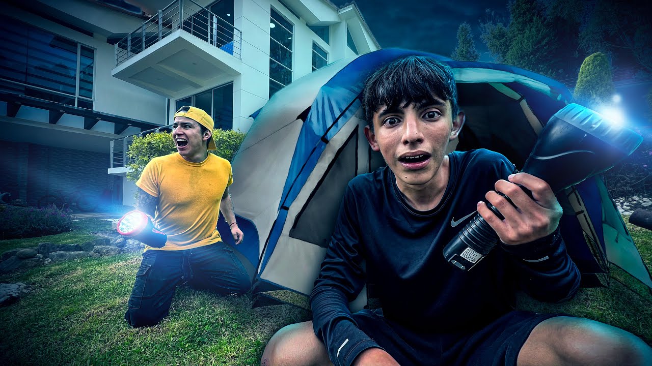 ¡¡ACAMPAMOS UNA NOCHE EN LA NUEVA CASA DE @PARCERICO* DESCUBRIMOS LA VERDAD DEL PAYASO ​