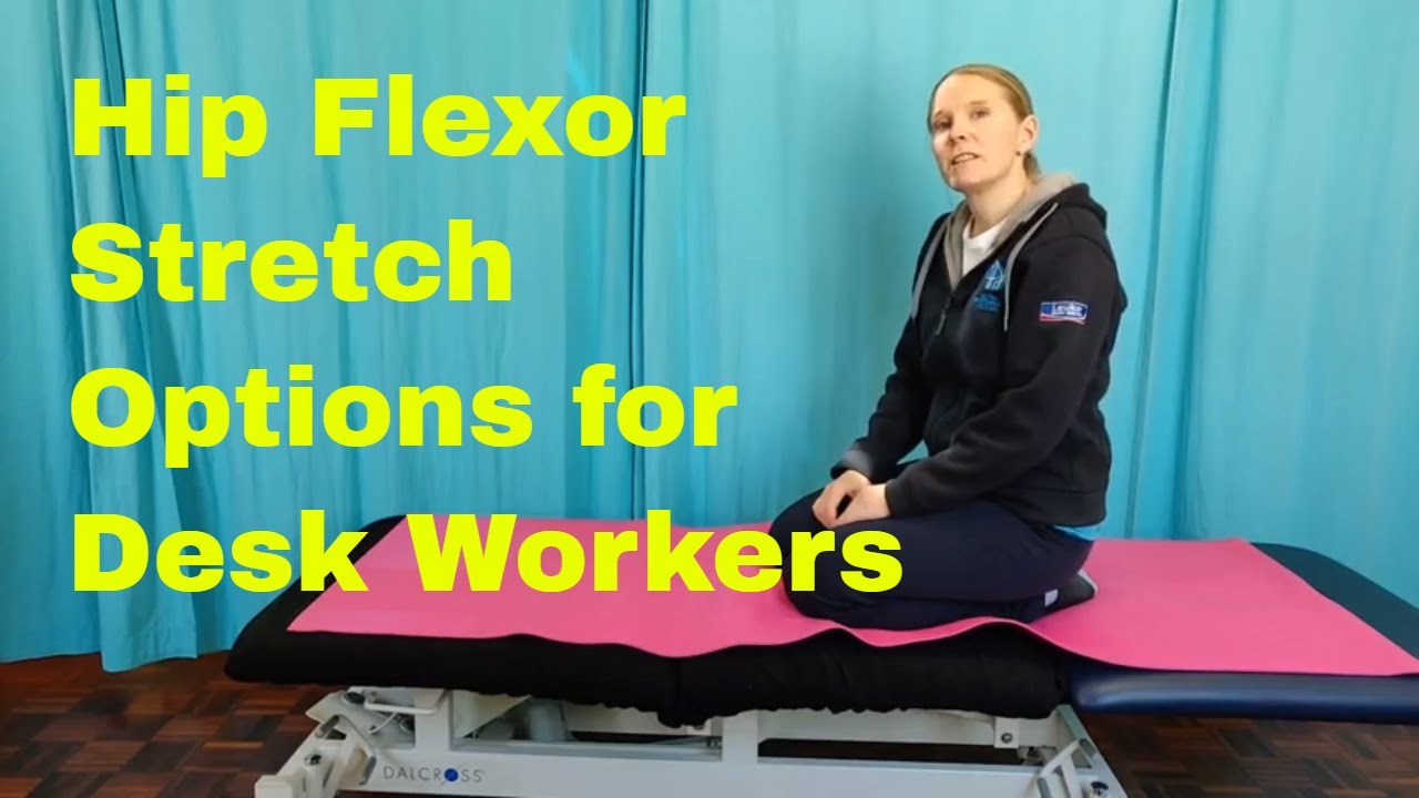 Hip Flexor Stretch Options for Desk Workers