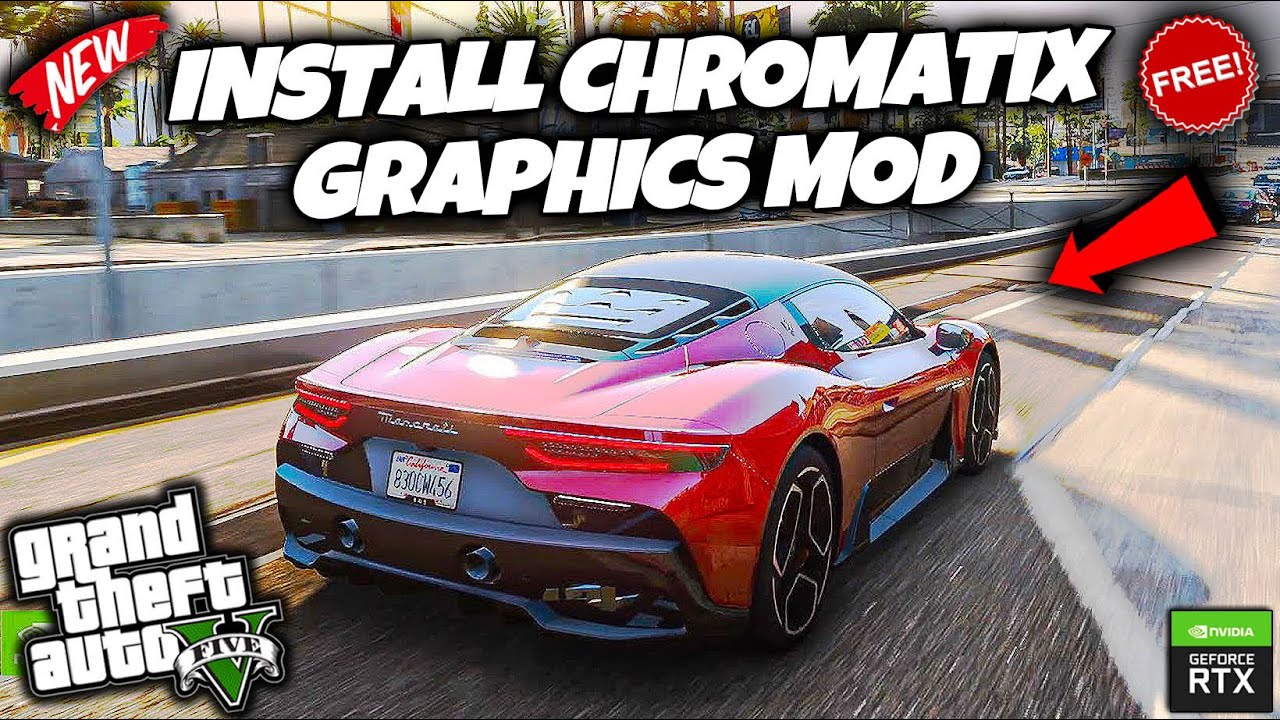 How To Install ChromatiX Graphics Mod In GTA 5 | GTA V - Best Graphics Mod || ChromatriX 2.4😍
