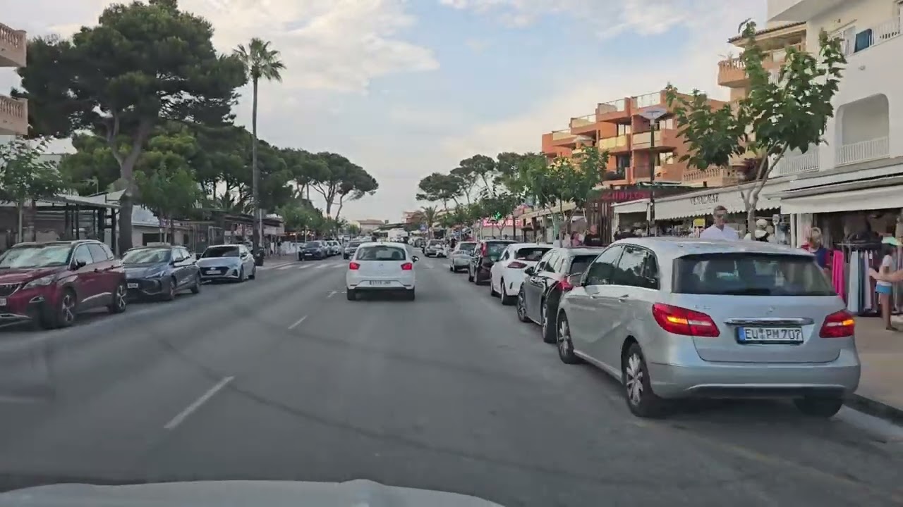 Alternativparkplatz für die Cala Agulla , Mallorca