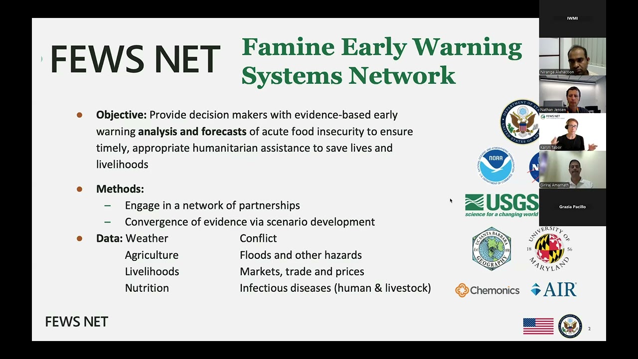 Session 9 - Signals of stress: Early warning systems for food security, conflict and migration