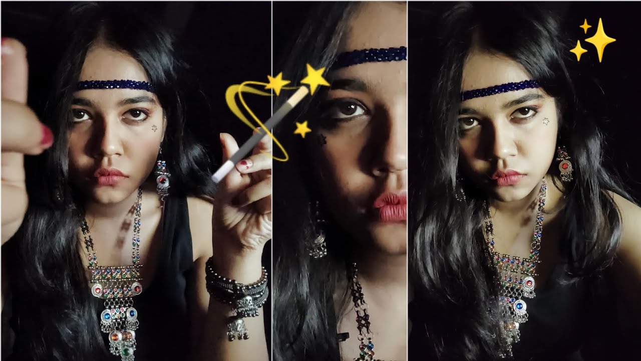 ASMR HINDI✨|EVIL LADY DOING BLACK MAGIC🪄ON YOU-(For Plucking+Eating+Removing STRESS)