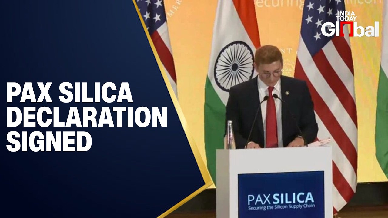 LIVE: US and India Sign Pax Silica Declaration | US Ambassador Remarks