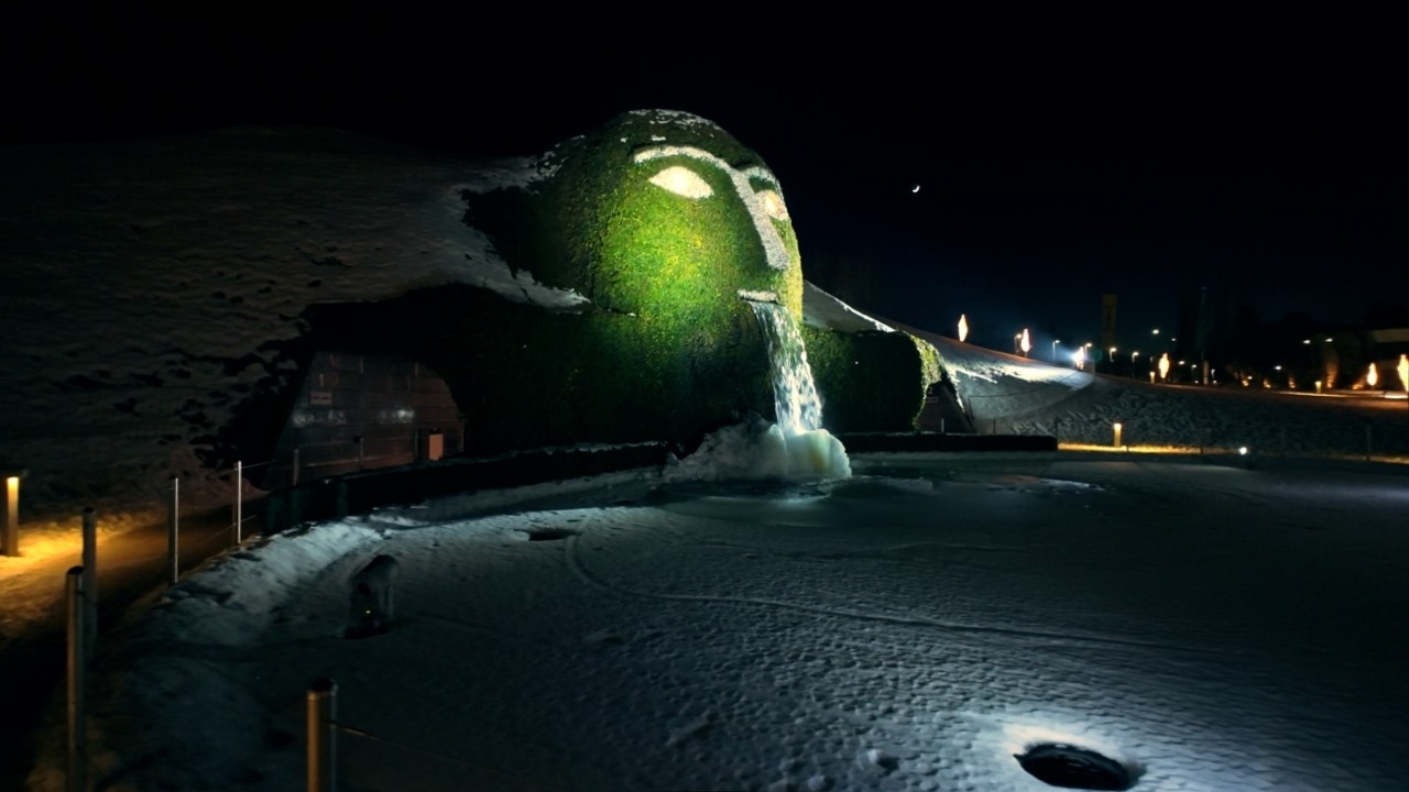 Austria Night Walk [4K] Swarovski Garden Lights