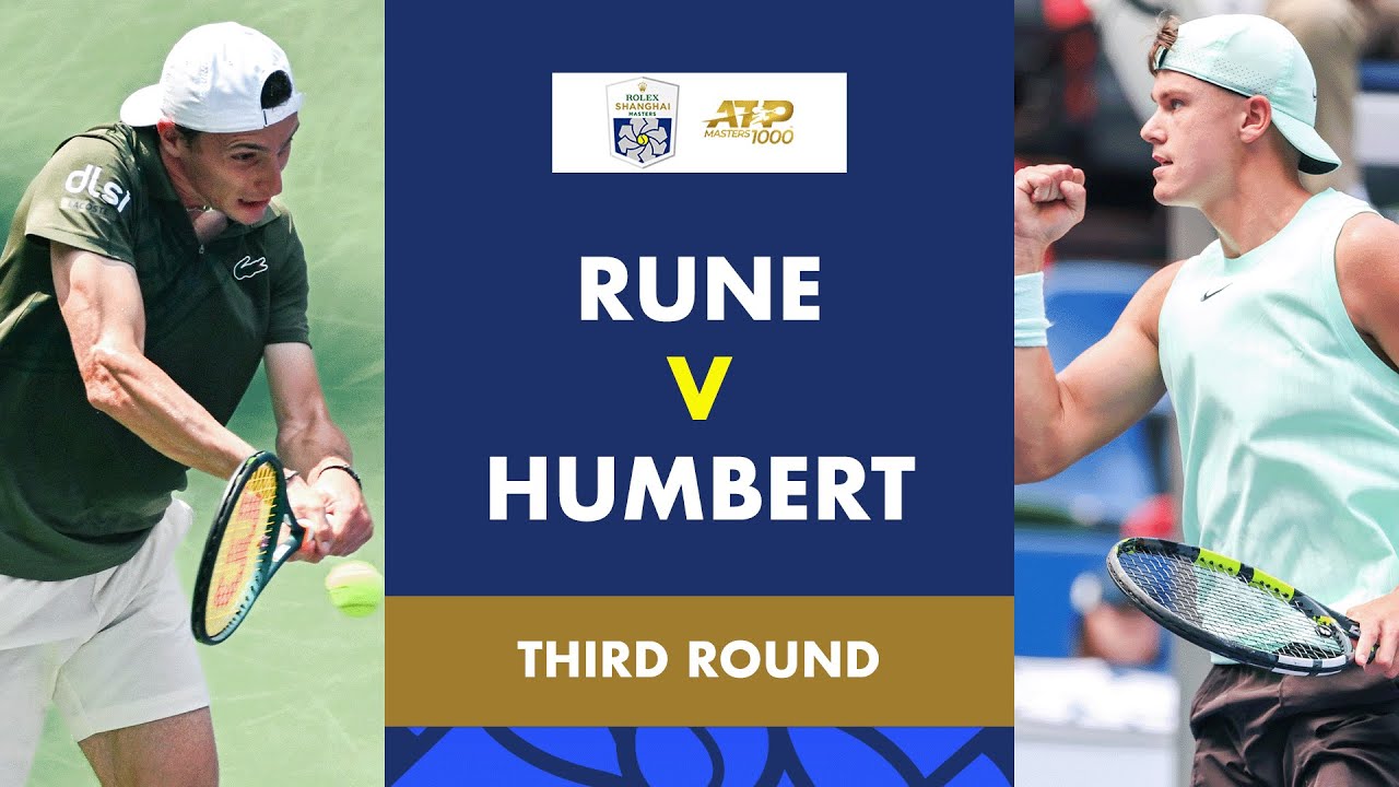 Holger Rune vs Ugo Humbert Highlights | Rolex Shanghai Masters 2025