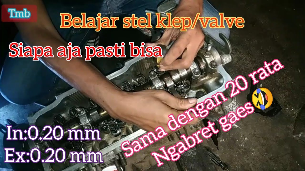 belajar stel klep/valve