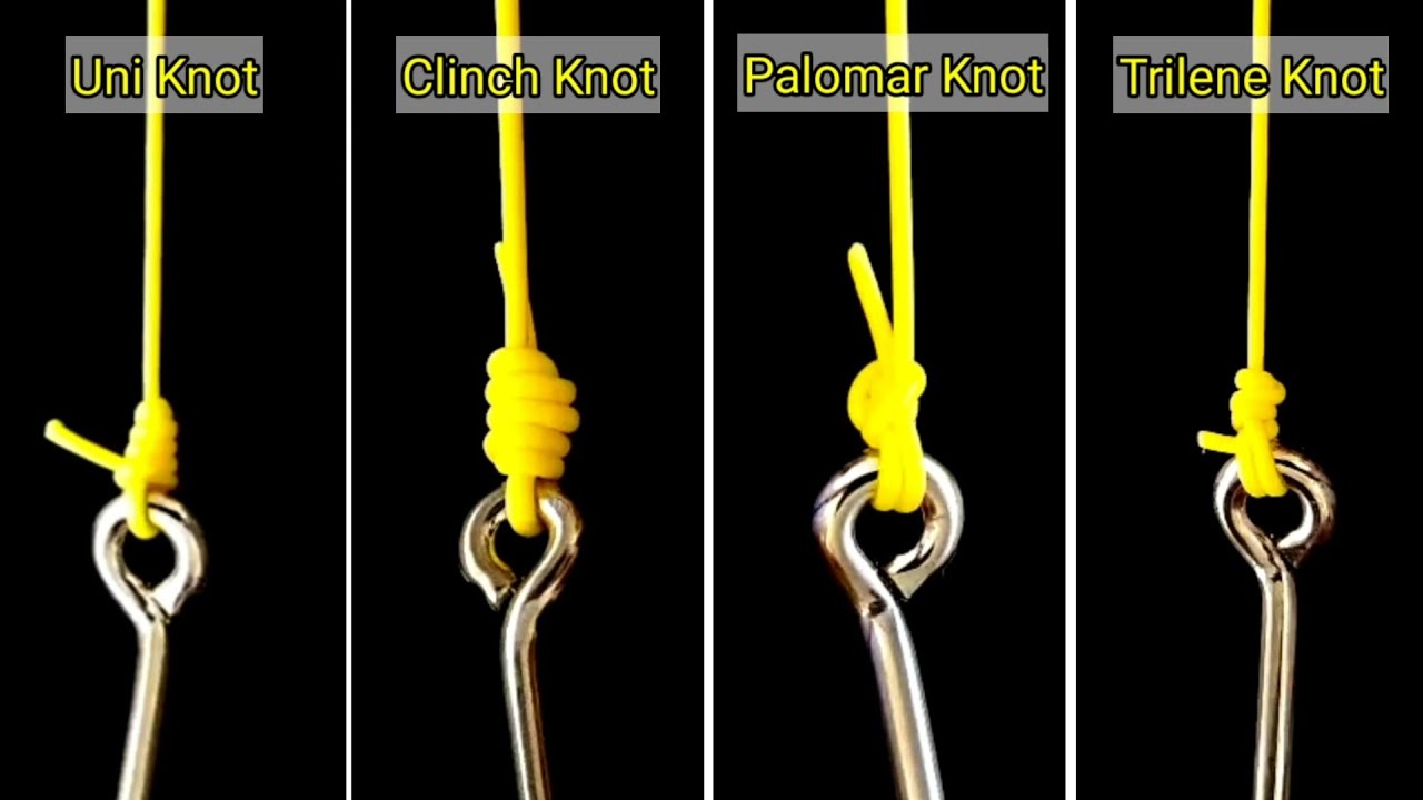 1110 Rekomendasi Mata Kail Pancing Terbaik | CLINCH KNOT | TRILENE KNOT | PALOMAR KNOT | UNI KNOT