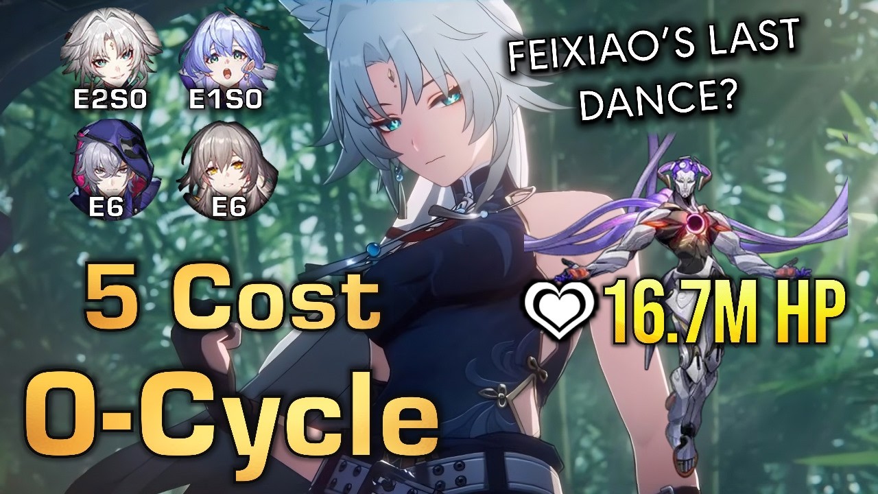 Forever Triumphant | Feixiao 5 Cost 0-Cycle 16M HP Lygus, No Global Passive | MoC 4.0