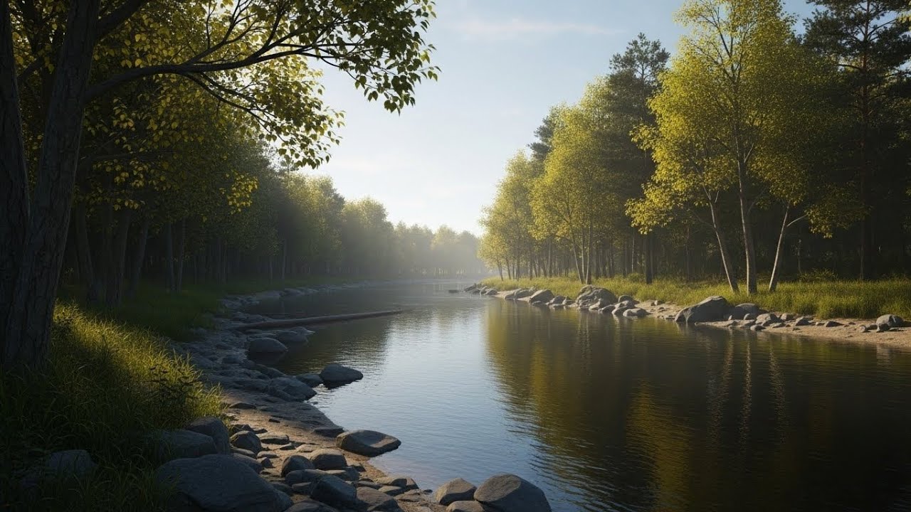 River Forest Soundscape 🌿🌊 Peaceful Nature Ambience for Deep Rest #2889