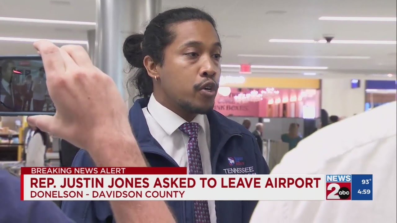 Rep. Justin Jones asked to leave Nashville airport