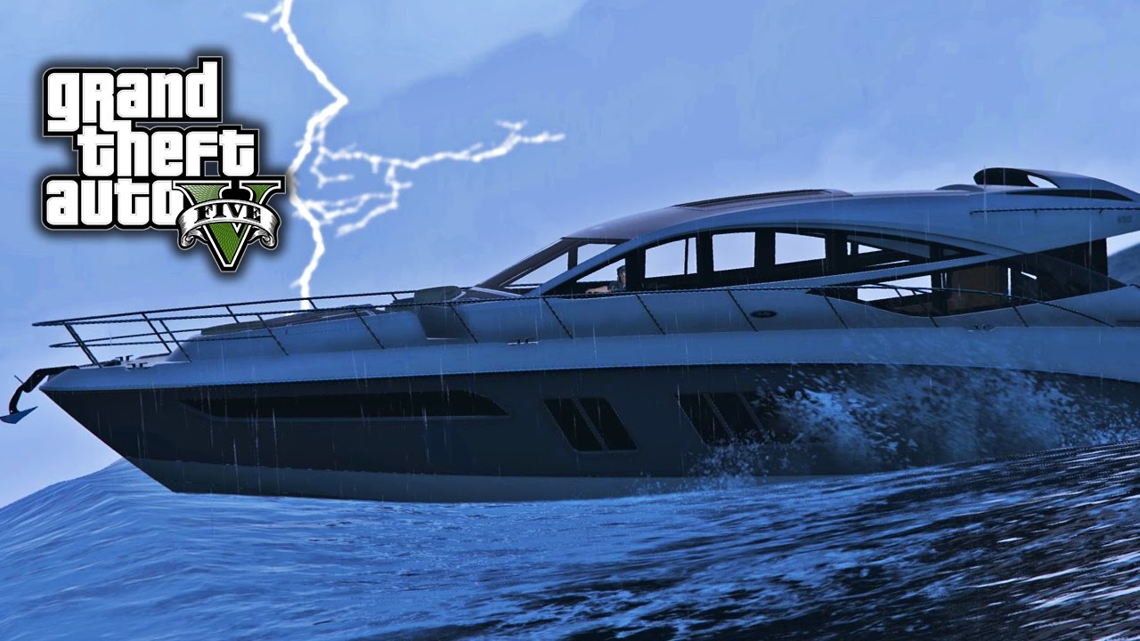 GTA V E52 - Sea Ray L650 Express Boat Mod Showcase