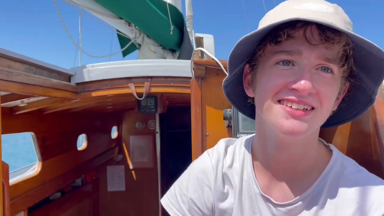 First sail in our Classic Wooden Boat: Bruny Island Tasmania #sailing #woodenboats #tasmania