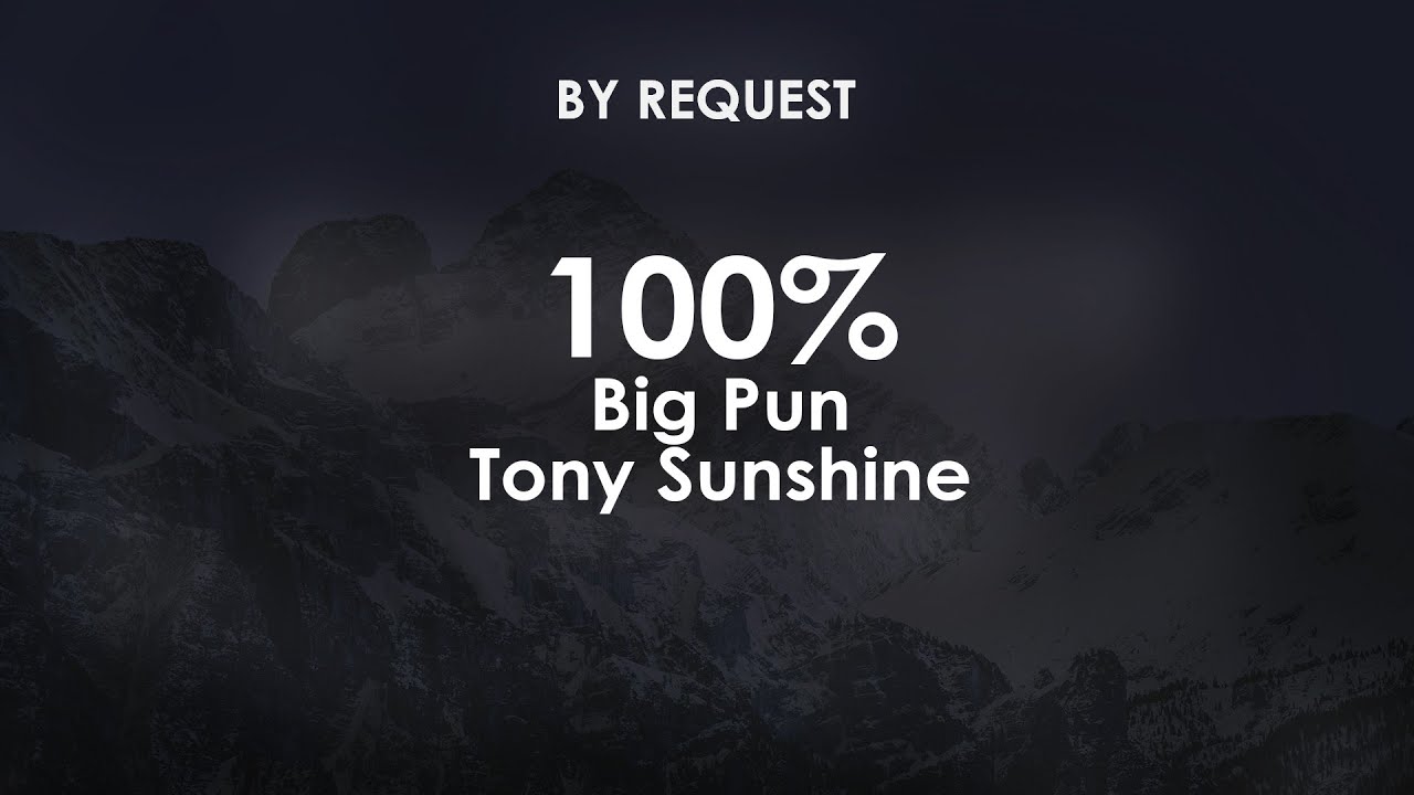 100% | Big Pun feat  Tony Sunshine