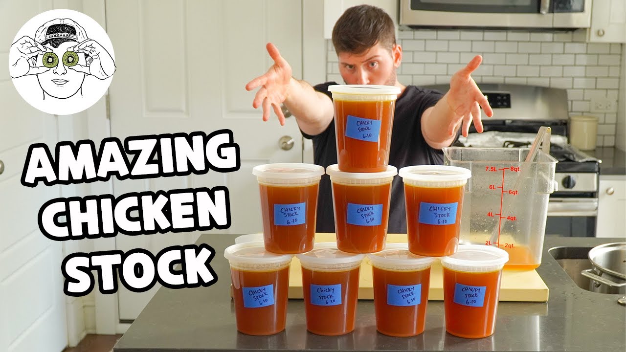 How to Make Delicious Roasted Chicken Stock (Bone Broth)
