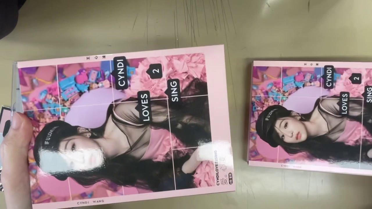Cyndi Wang 王心凌 - CYNDILOVES2SING 愛。心凌 (Unboxing 專輯開箱) (粉愛妮預購版）