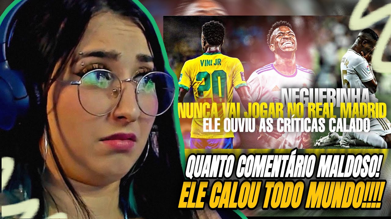 VINI JR OUVIU ÀS CRÍTICAS CALADO, E TRABALHOU, A VOLTA POR CIMA | THAY REACT