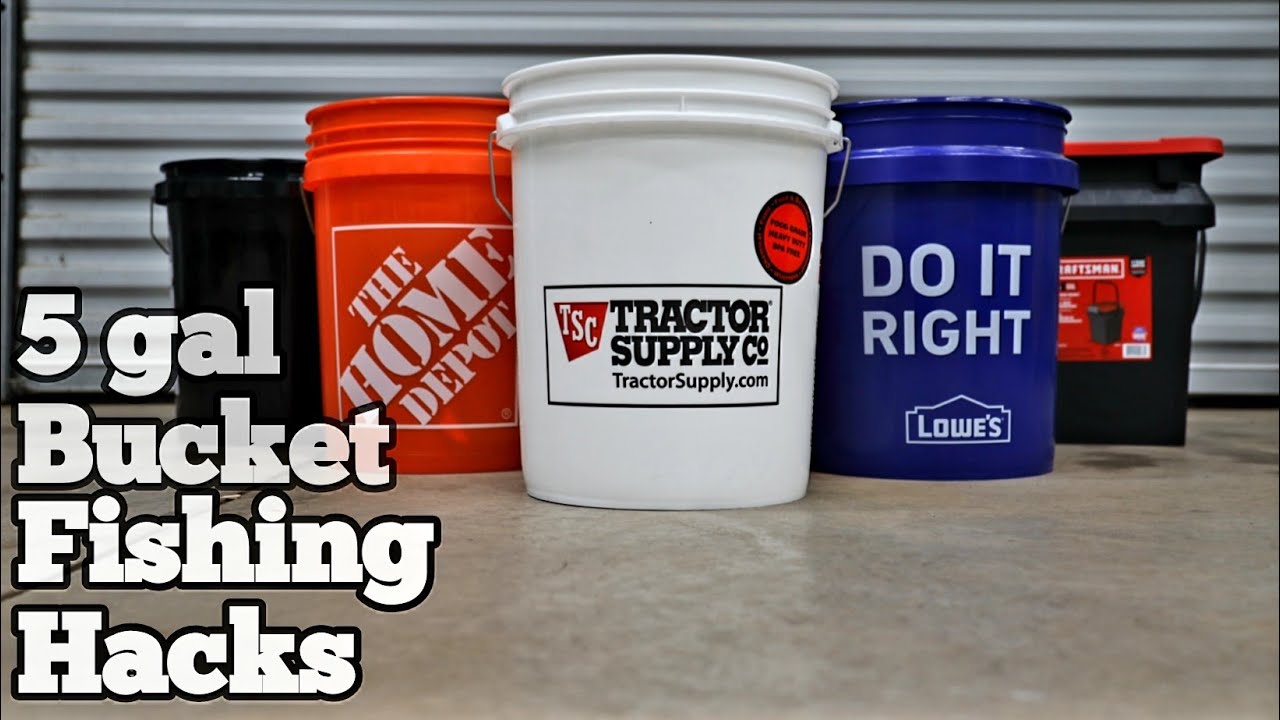 17 Bucket Hacks  ( for Fishing )