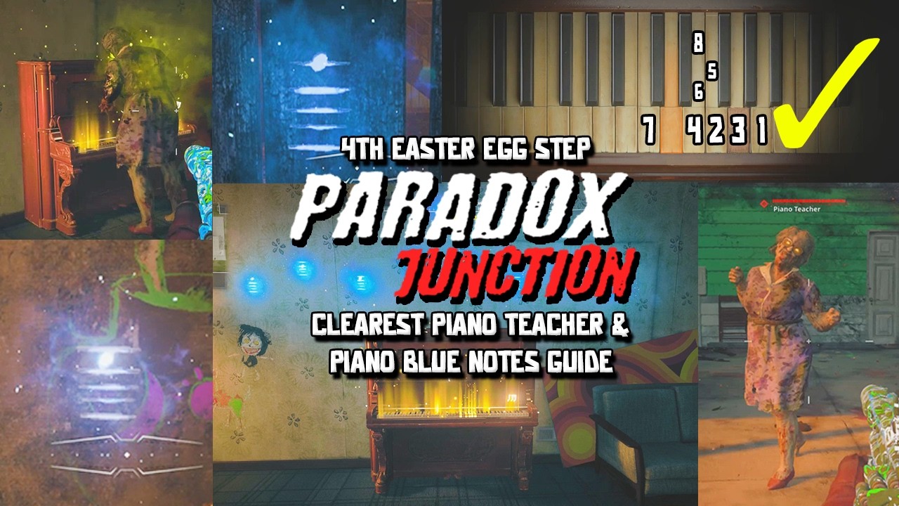 Шаги из игры Paradox Junction 4th Easter Egg (САМЫЙ ПОНЯТНЫЙ ИНСТРУКТОР ПО ИГРЕ НА ФОРТЕПИАНО И Р...
