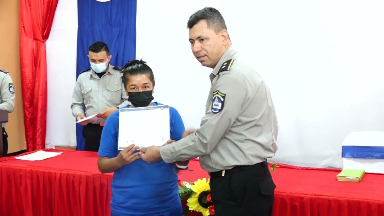 Privados de libertad en Estelí recibieron estimulo por actividades sociales.