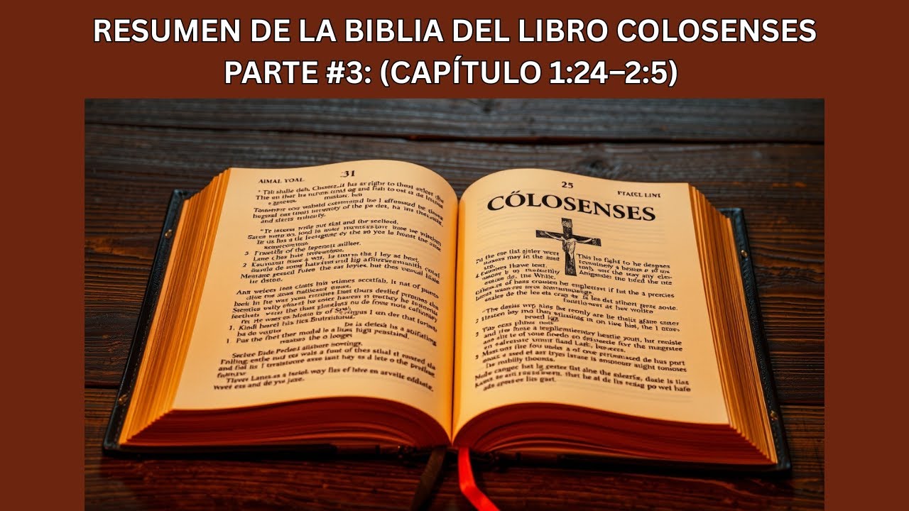 Resumen de la Biblia del libro Colosenses parte #3: “El Ministerio de Pablo y el Misterio Revelado”