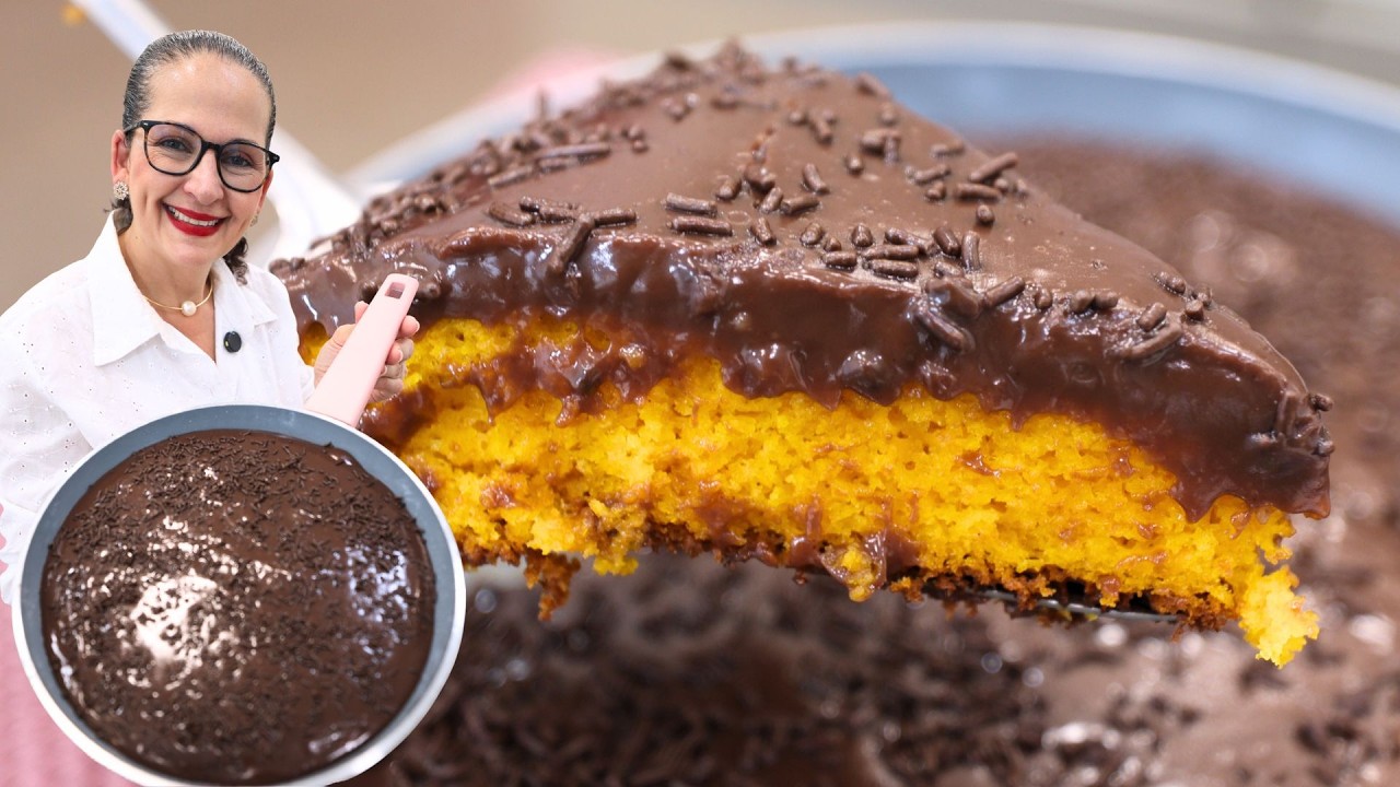BOLO DE CENOURA DE FRIGIDEIRA, FOFINHO, FÁCIL E RÁPIDO DA ISAMARA! - Isamara Amâncio