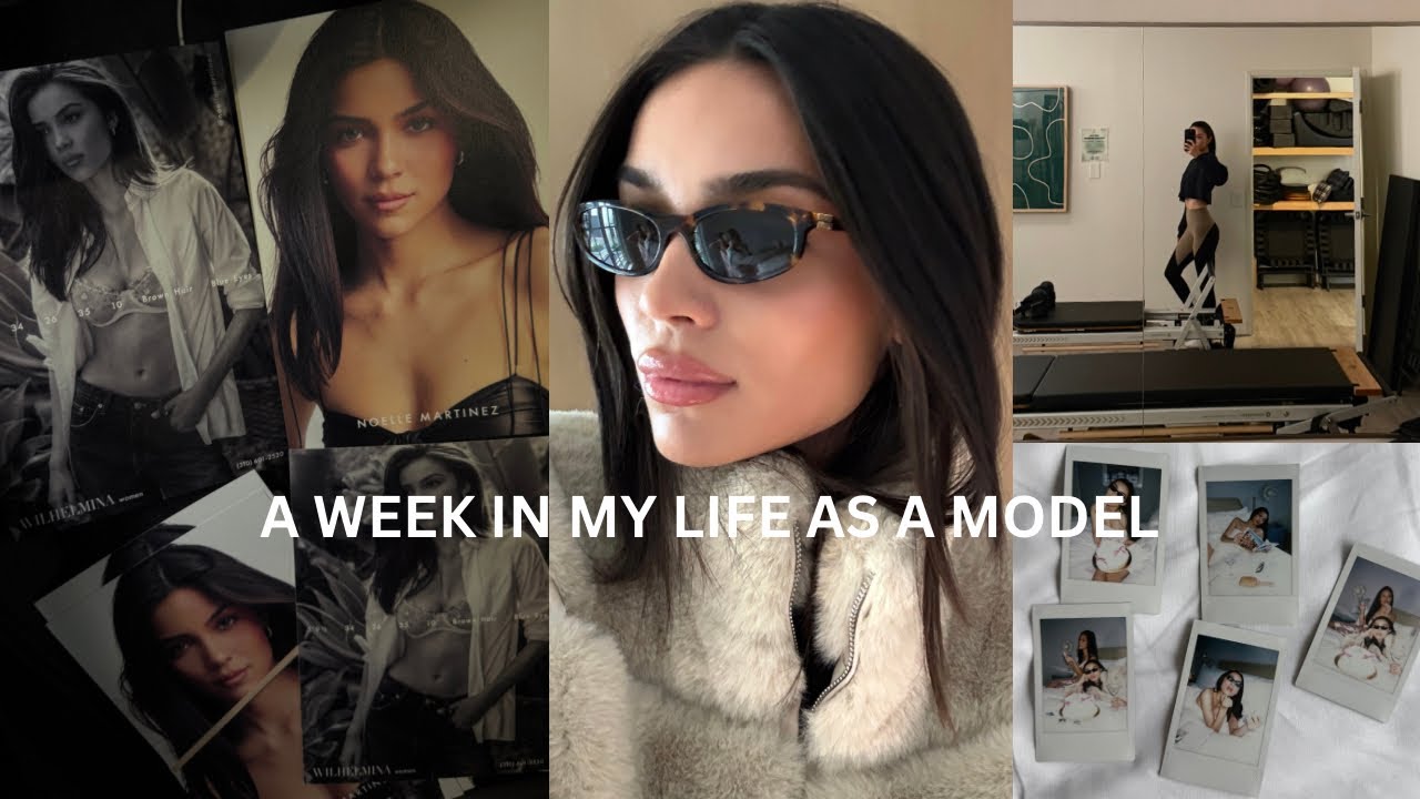 a week in my life as a model- valentine's day campaign, castings, meetings, pr hauls, friends, etc!