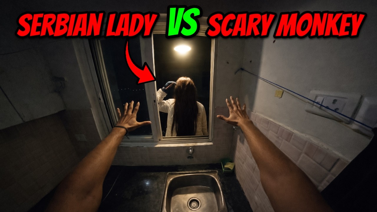 Serbian Dancing Lady Vs Scary Monkey | Horror Pov | Everyouth Boyz