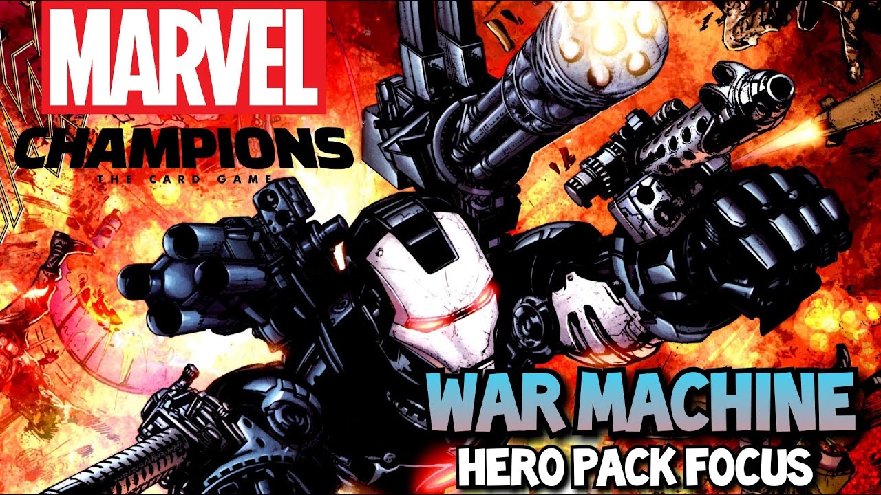 Marvel Champions LCG War Machine Hero Pack Focus