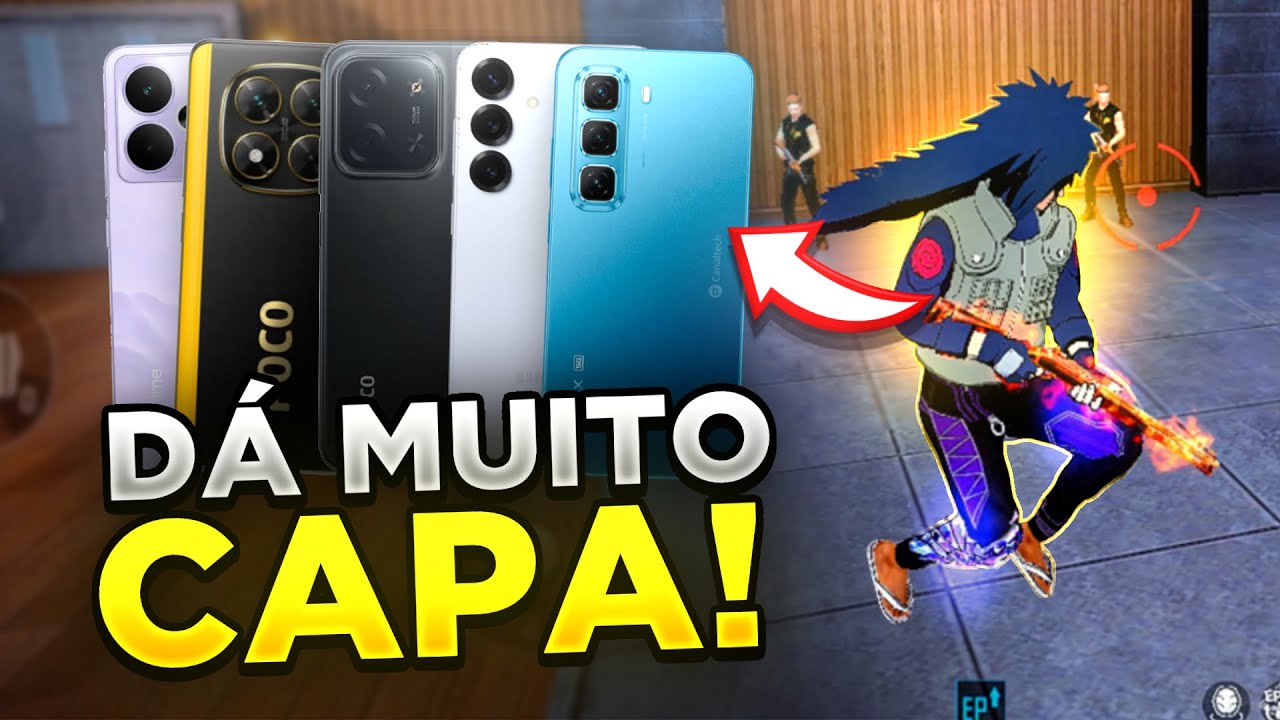 OS 5 MELHORES CELULARES PARA JOGAR FREE FIRE EM 2026! ✅ MELHOR CUSTO BENEF&Iacute;CIO