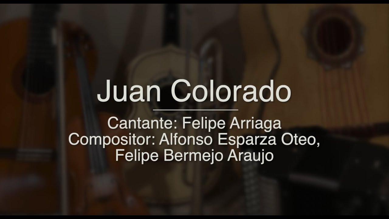 Juan Colorado - Puro Mariachi Karaoke - Felipe Arriaga