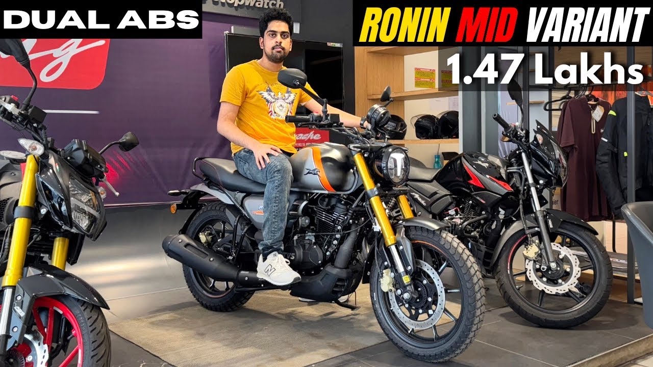 TVS Ronin 225 Mid Variant Dual Channel ABS | Walkaround Review with On Road Price in Hindi