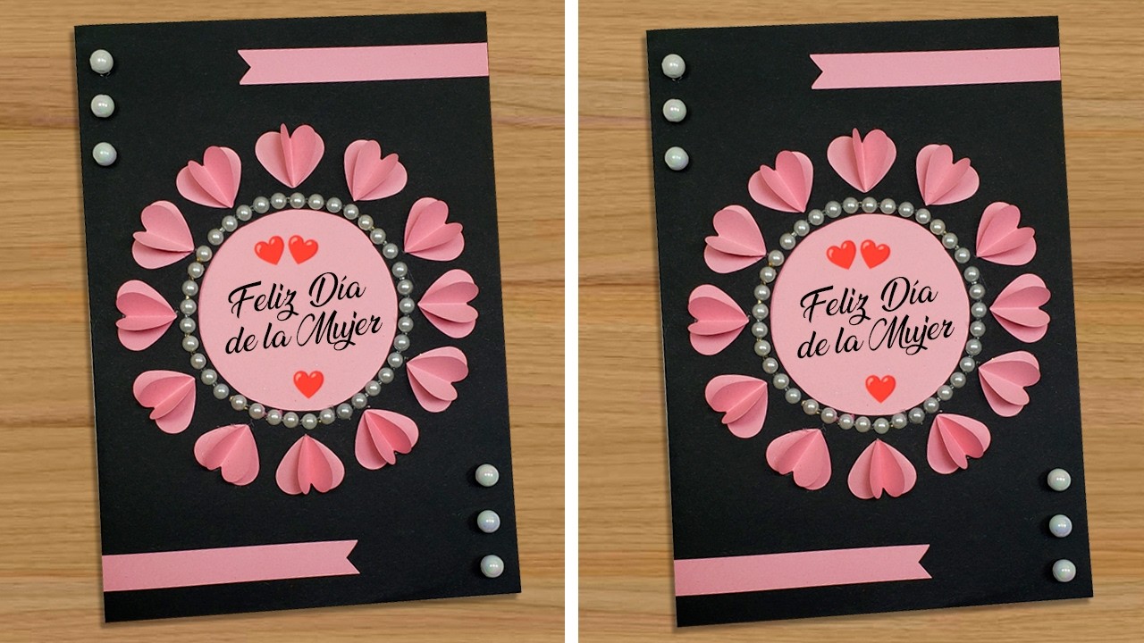 Как сделать открытку ко Дню матери/Женскому дню 🌺💌 Женский день 💖 Открытка ко Дню матери #мать