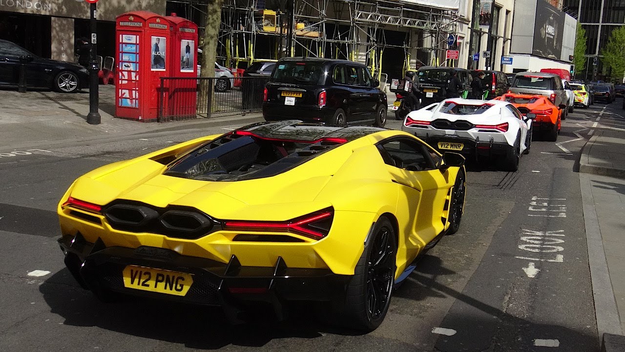 Supercars in London April 2024