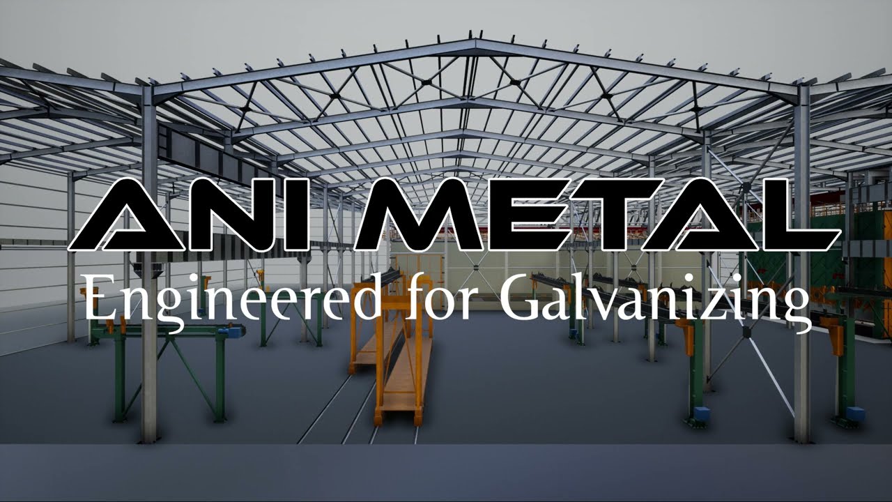 Turnkey Hot Dip Galvanizing Plant Animation