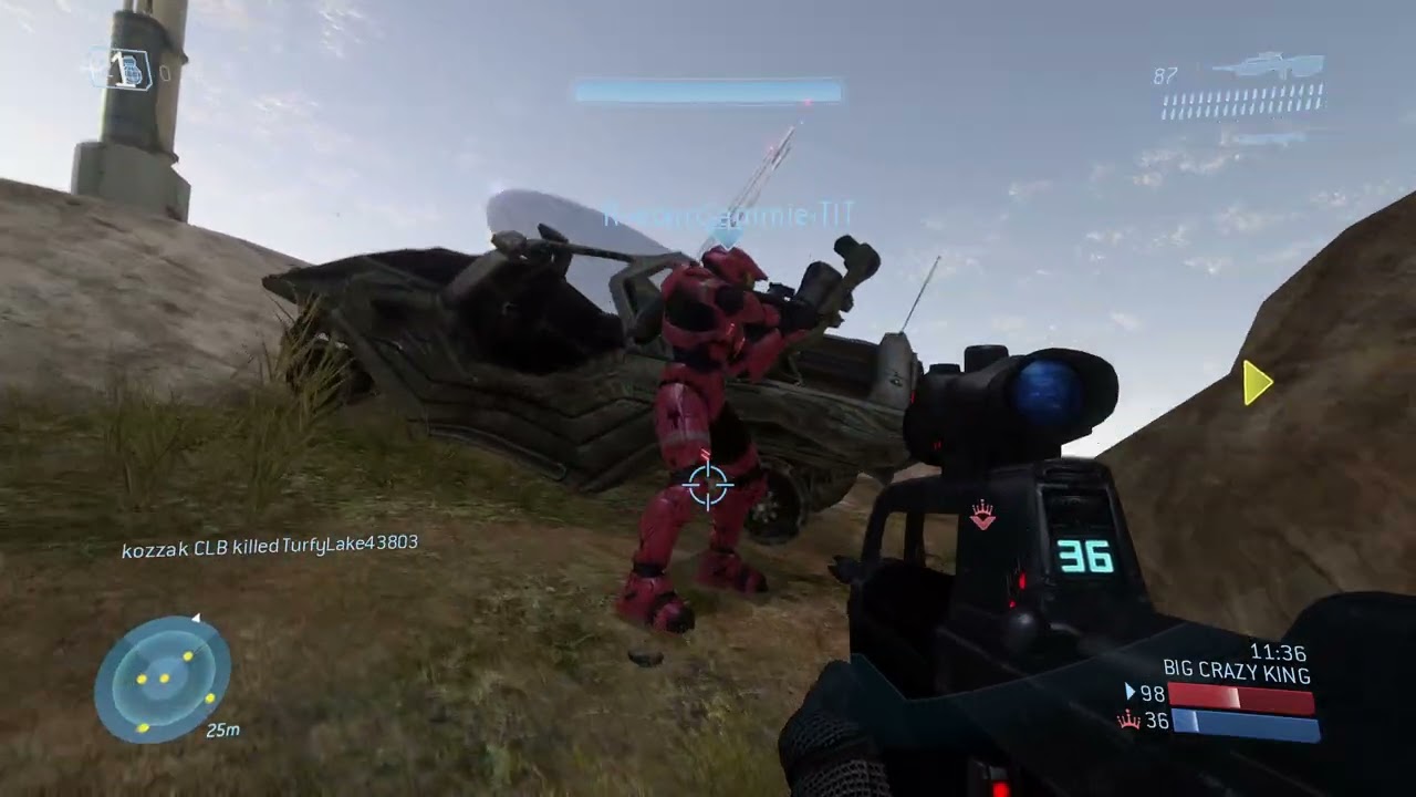 Halo 3 | Big Crazy King on Standoff | Big Team Battle | boned from the start
