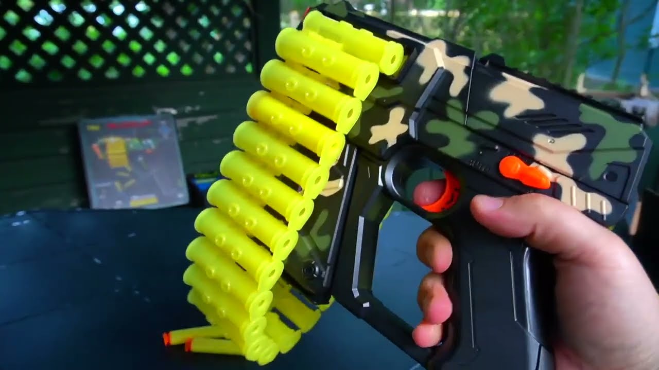 Бластер с вылетающими гильзами BUZZUP такое Nerf и не снилось
