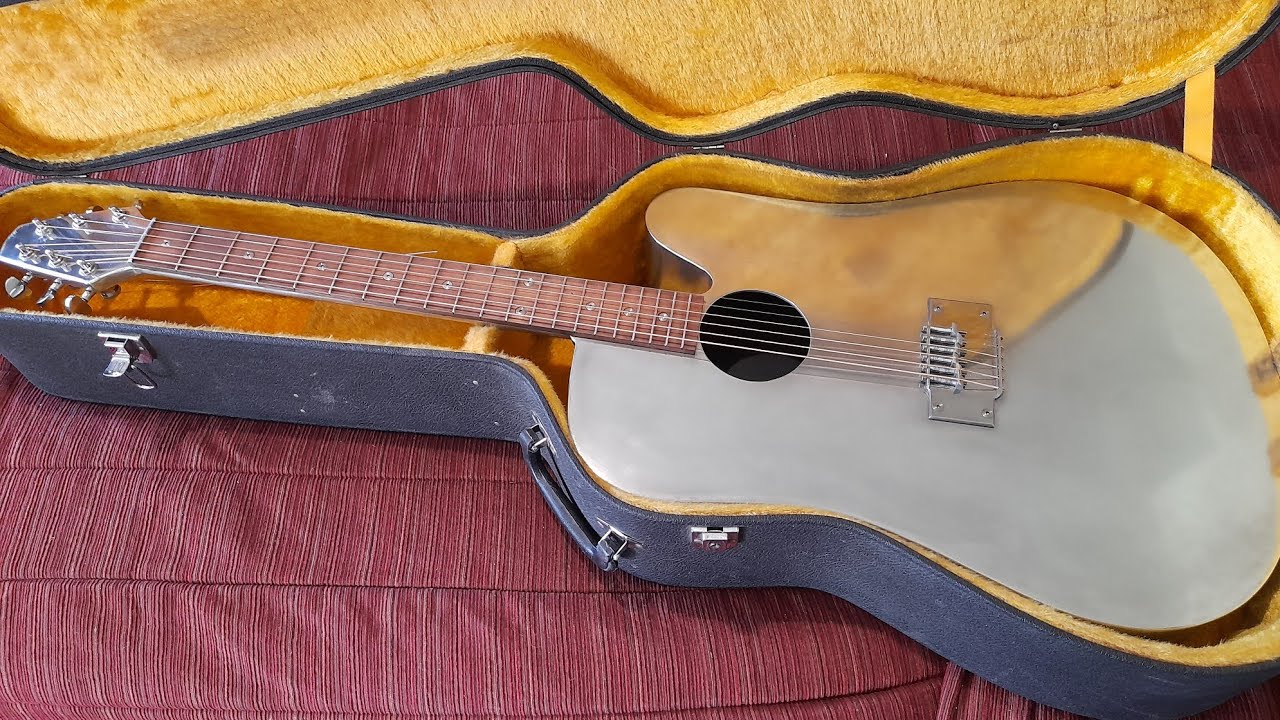 Aluminum acoustic guitars. Hand made